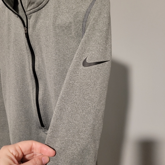 Nike Pro Dri Fit Half Zip Up Long Sleeve Jacket/Top - Picture 5 of 8